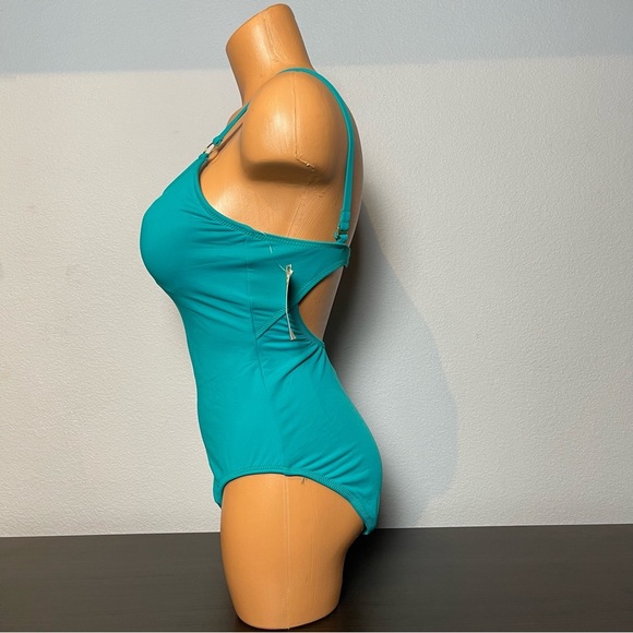 Nwt Leilani Convertible Back One Piece Teal Swimsuit (SW04) - Picture 9 of 10
